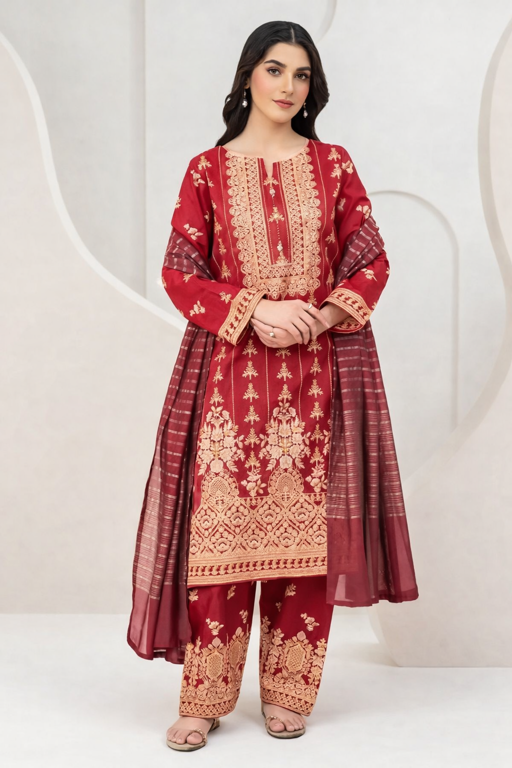 Limelight Printed Lawn 3PC