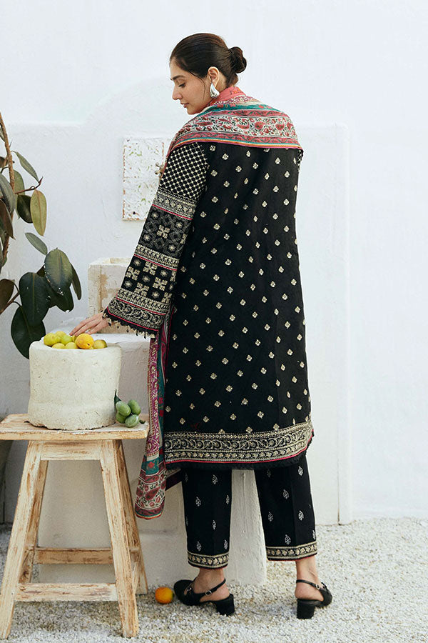 Zara Shahjahan Heavy Emb Luxury Lawn 3PC