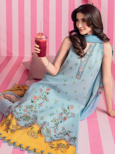 M/Basics By Maria B Digital Printed Lawn 3PC