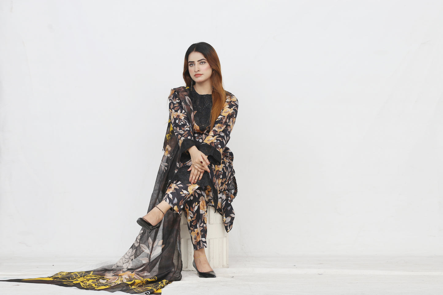 Baroque By Anaya Noor Embroidered 3PC