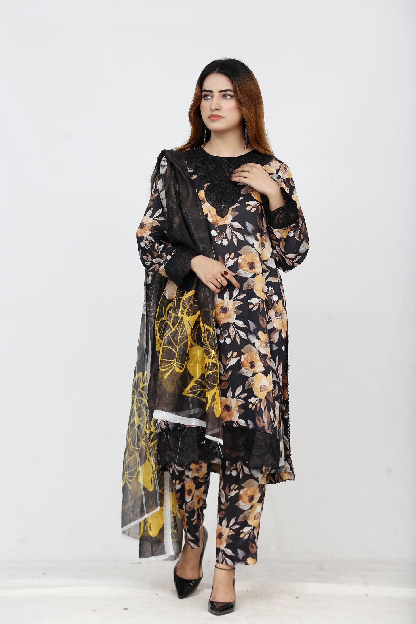 Baroque By Anaya Noor Embroidered 3PC