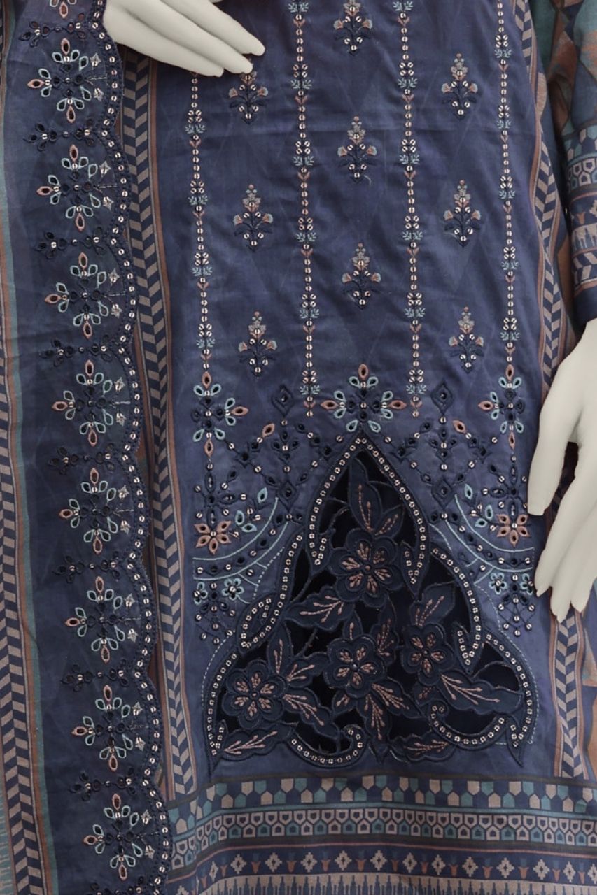 Almeerah Emb With Cutwork Dupatta Lawn 3PC
