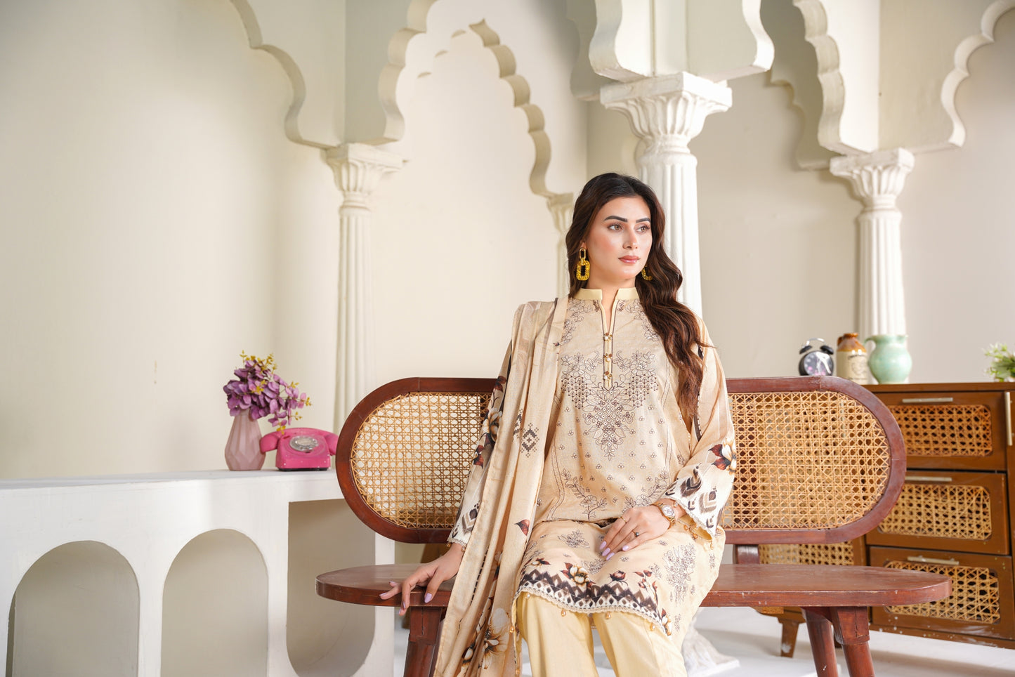 Cora By Anaya Noor Emb Karandi 3-PC