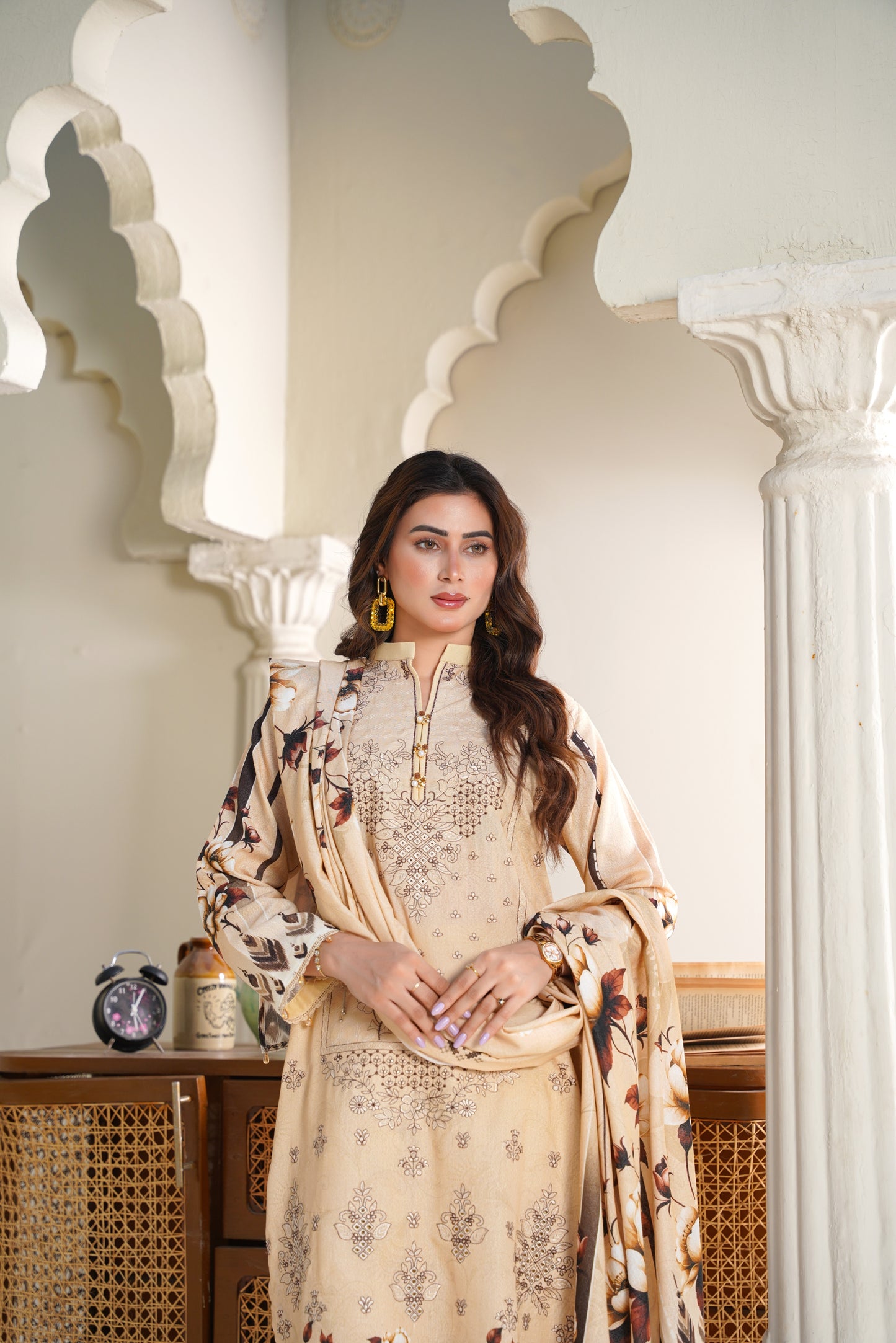 Cora By Anaya Noor Emb Karandi 3-PC