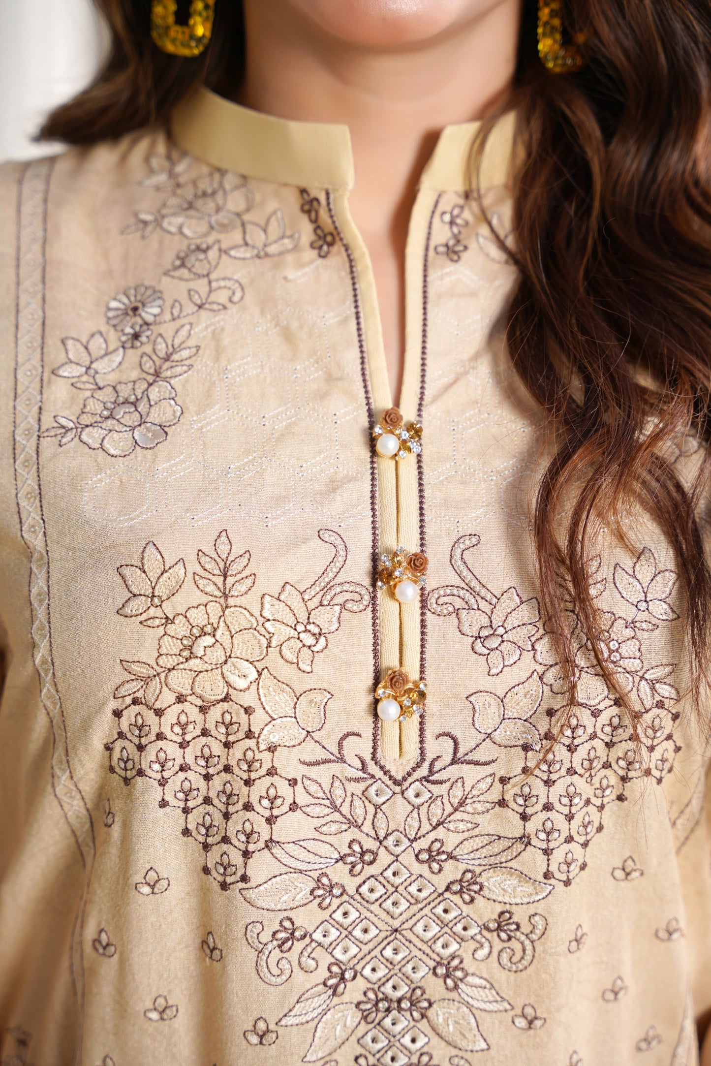 Cora By Anaya Noor Emb Karandi 3-PC