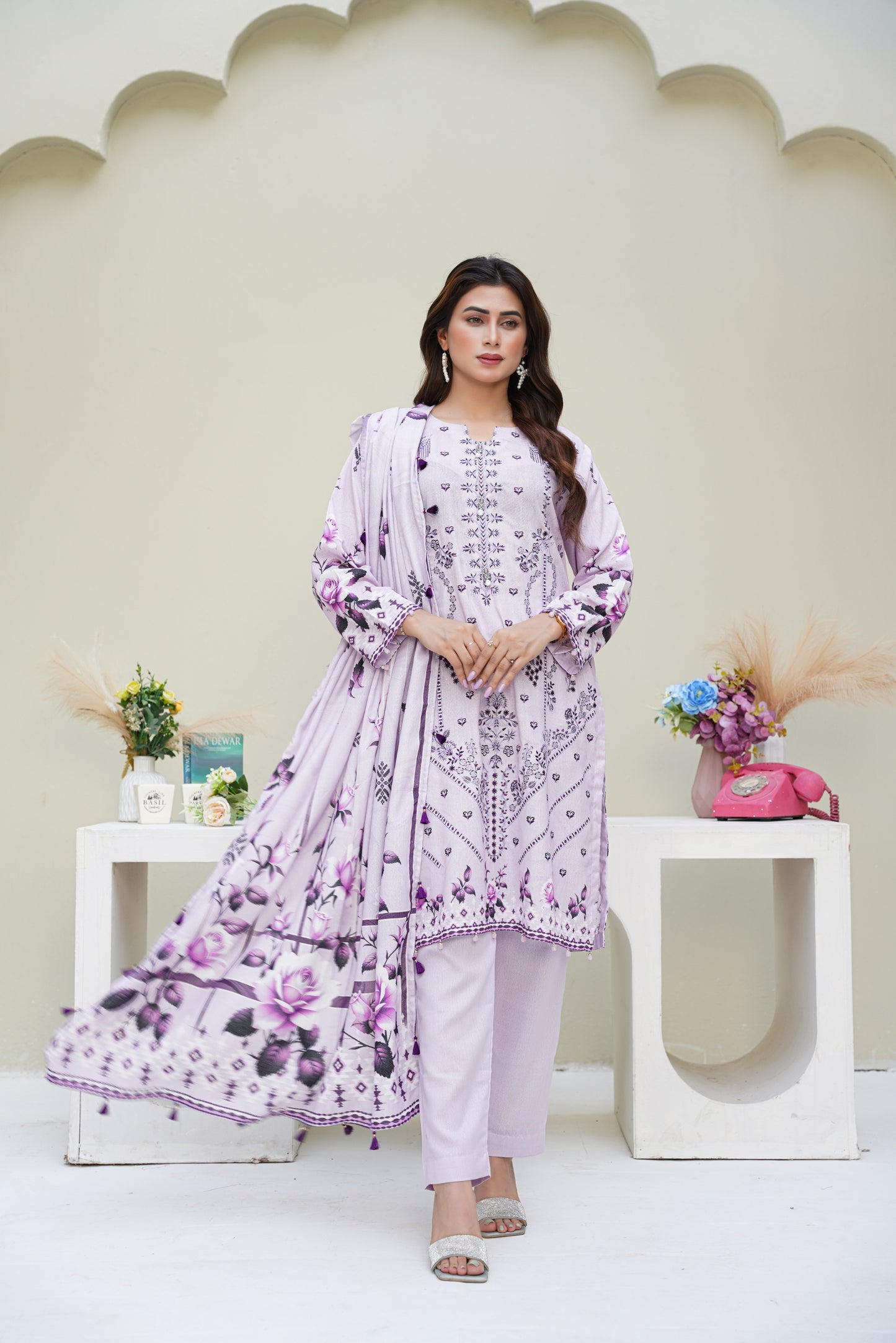 Cora By Anaya Noor Emb Karandi 3-PC