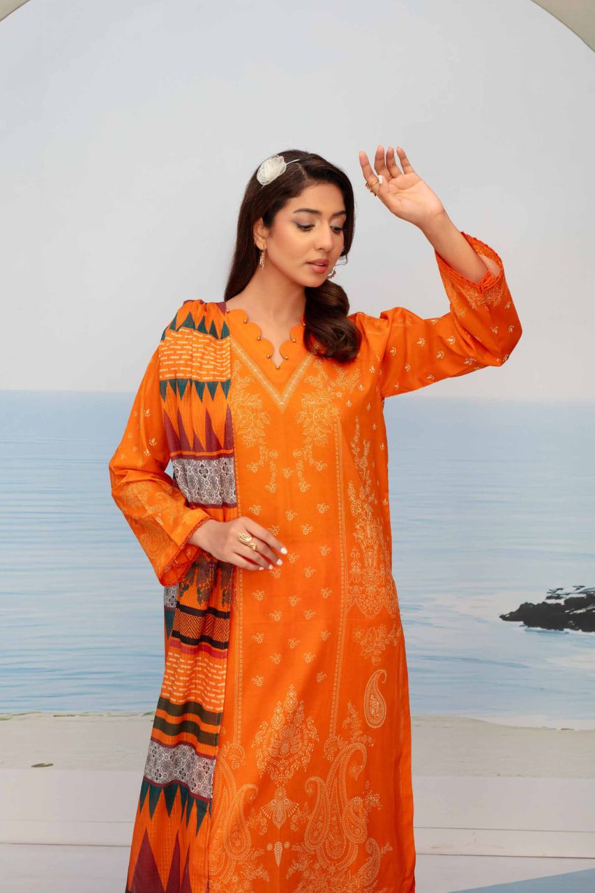 Fabiha By Feroza Digital Printed Lawn 3PC