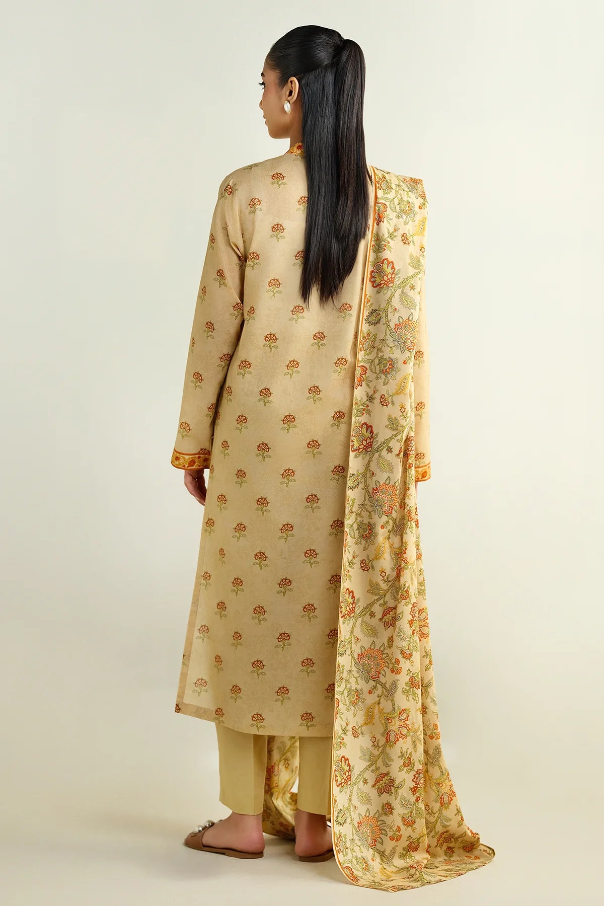 Kayseria Digital Printed Cambric Cotton 3PC