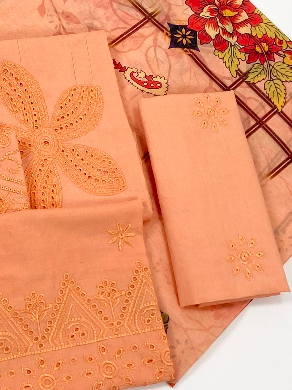 Adan's Libas Embroidered Lawn 3-PC