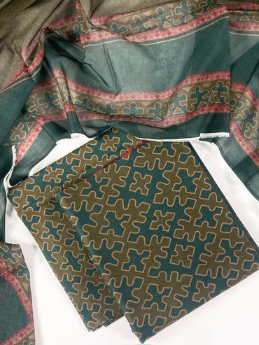 Charizma Premium Digital Printed Lawn 3PC