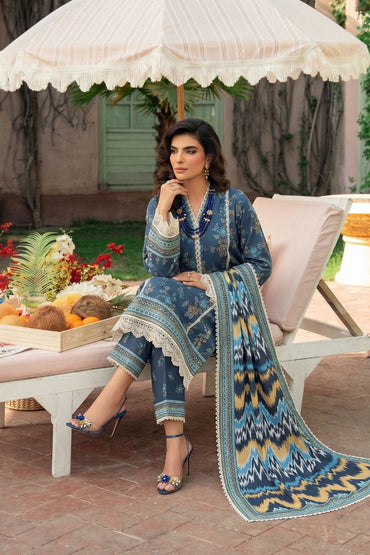 Reemse Digital Printed Banadora Lawn 3PC