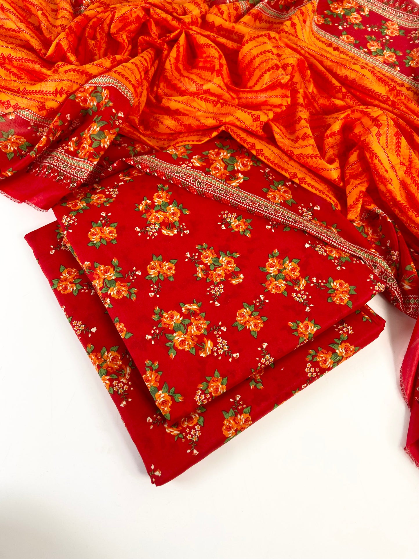 Zesh Printed lawn 3-PC