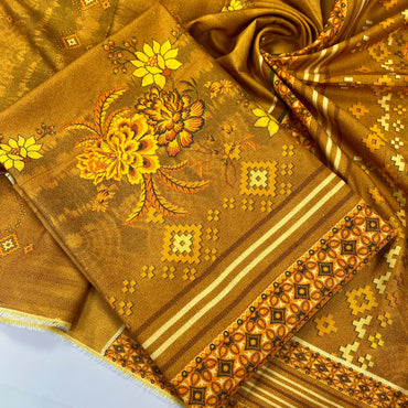 Digital Printed Wool Dhanak-Shirt