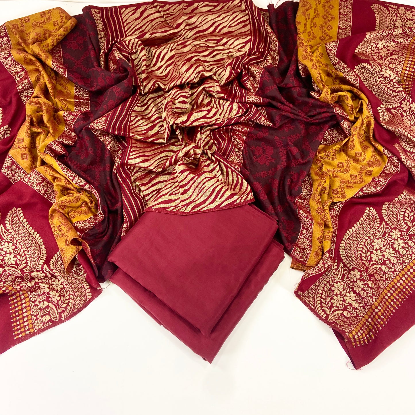 ( Bundle Of 5 ) Bareeze Jacquard Shawl