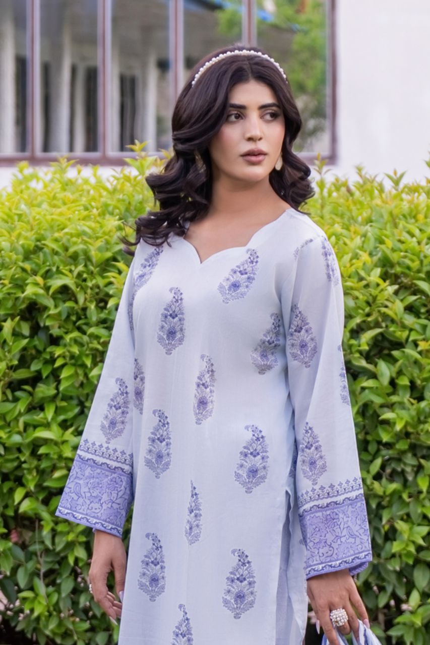 Gulzeb By Shanaya Digital Printed Lawn 3PC