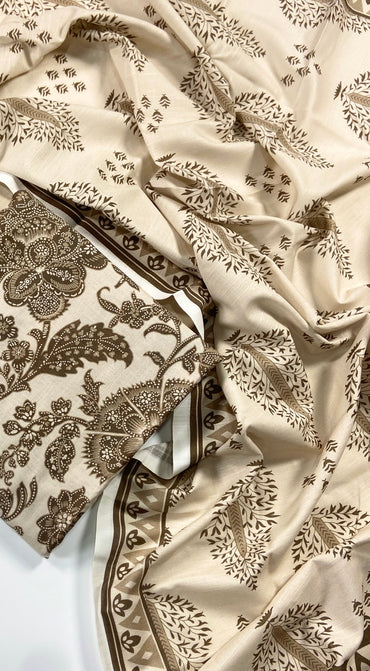 Abrish Exclusive Morroco Khaddar 3PC