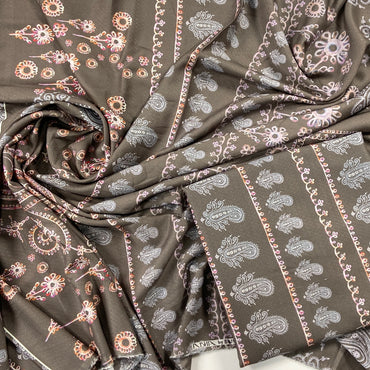 Nishat Digital Printed Linen Shirt-1PC