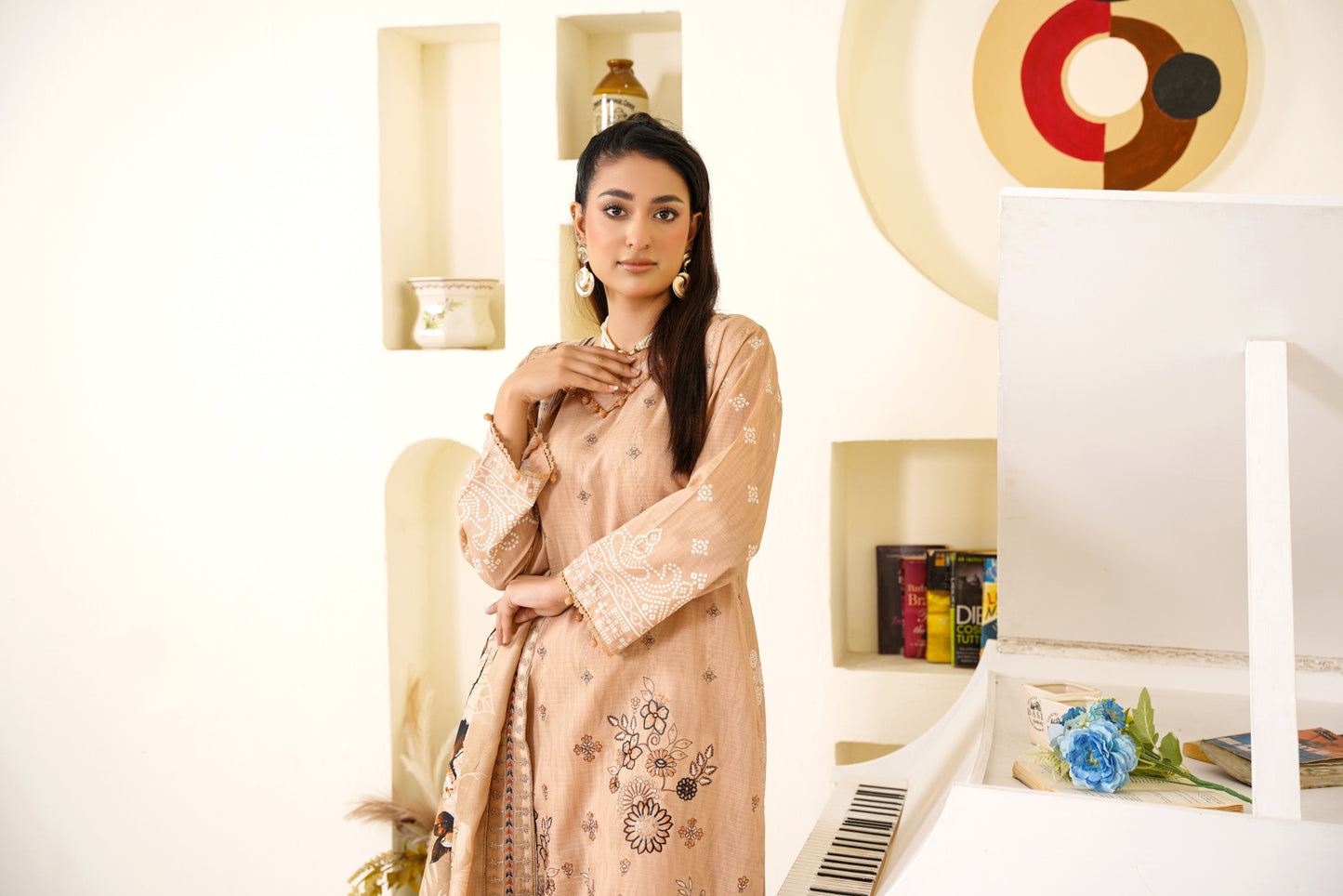 Narm o Nafees By Anaya Noor Embroidered Viscose 3PC