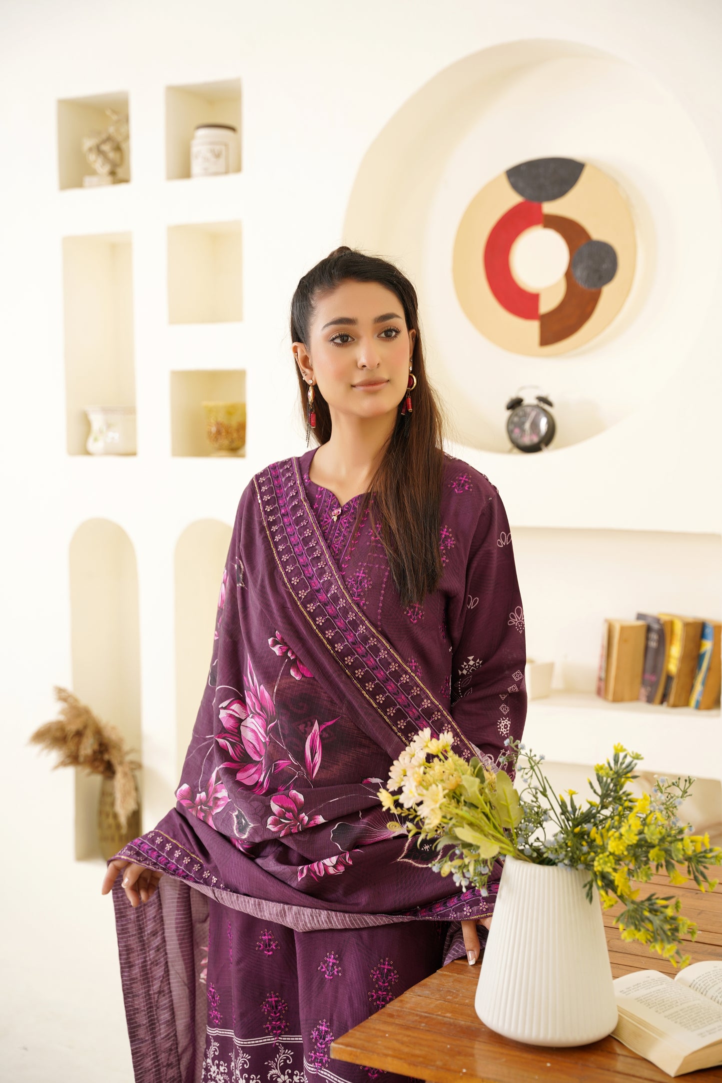 Narm o Nafees By Anaya Noor Embroidered Viscose 3PC