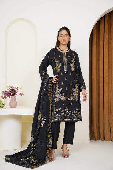 Riwayat-e-Sardi By Anaya Noor Emb Linen 3PC