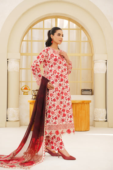 Jashn-e-Baharan By Anaya Noor Emb & Digital Printed Lawn 3PC