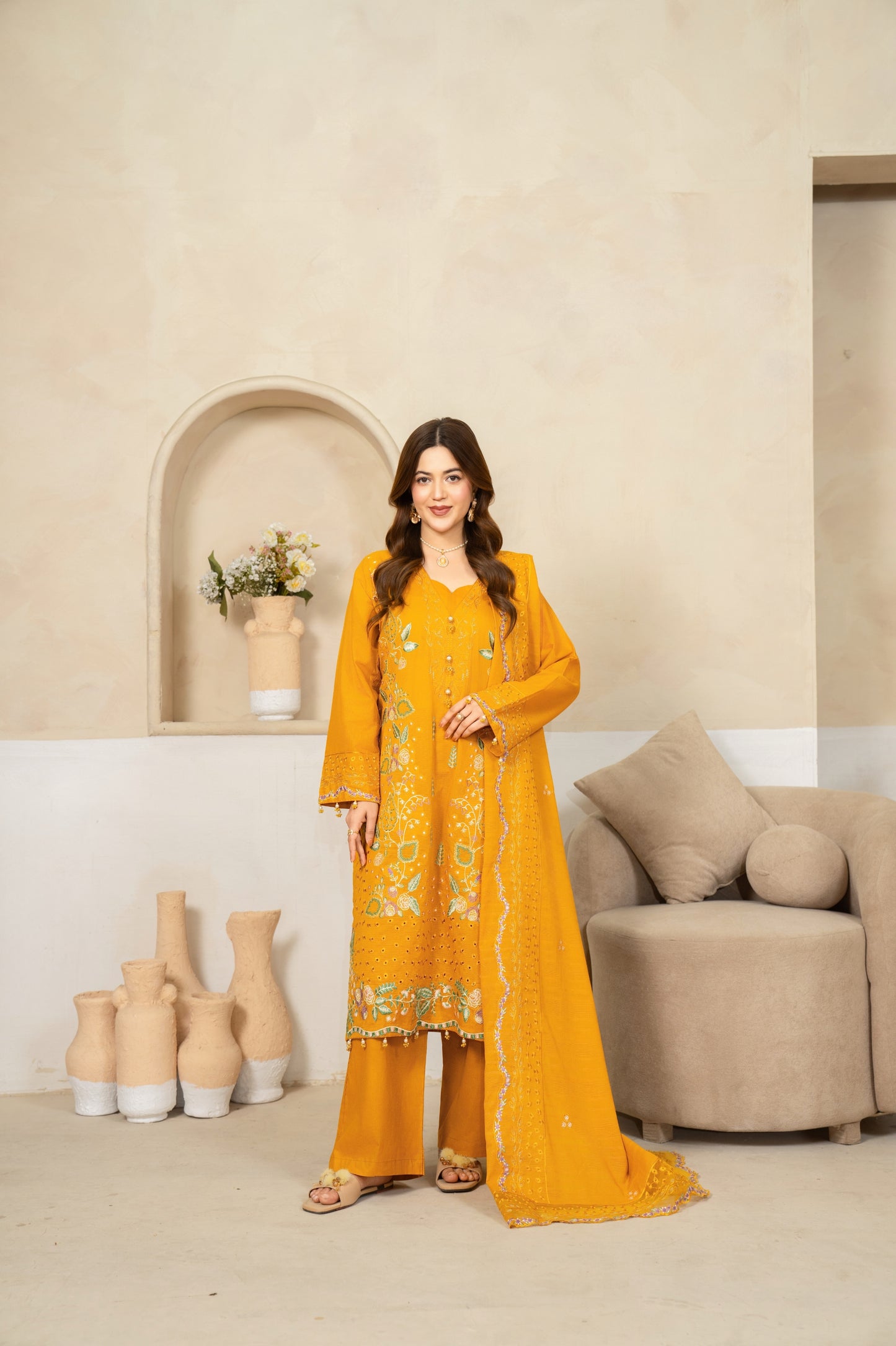 Serayan By Anaya Noor Emb Bana Dora Lawn 3PC