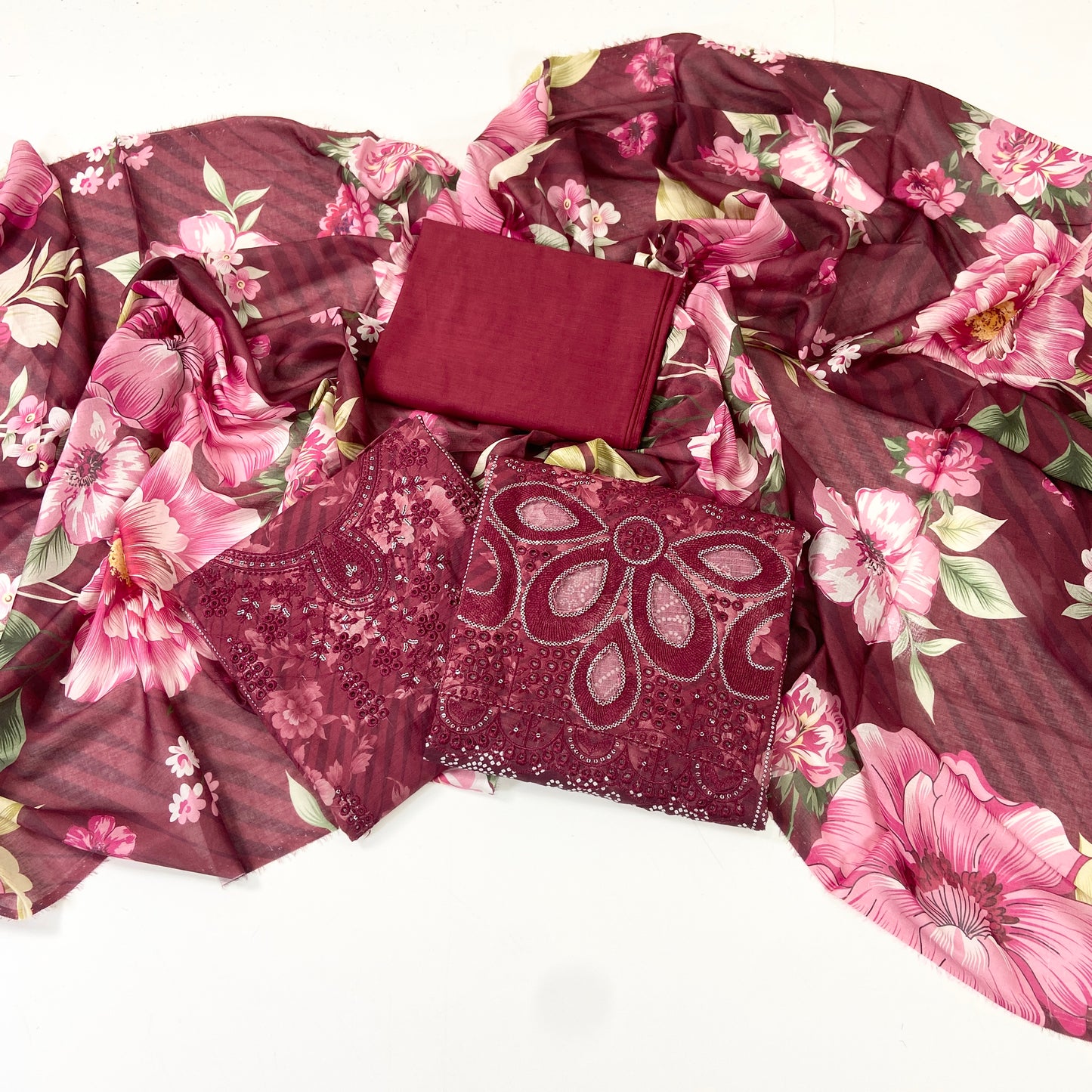 Ronaq By Anaya Noor Embroidered 3PC