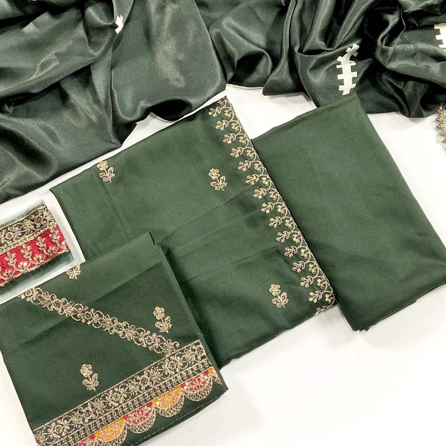 Maria B Luxury Emb Dhanak-3PC