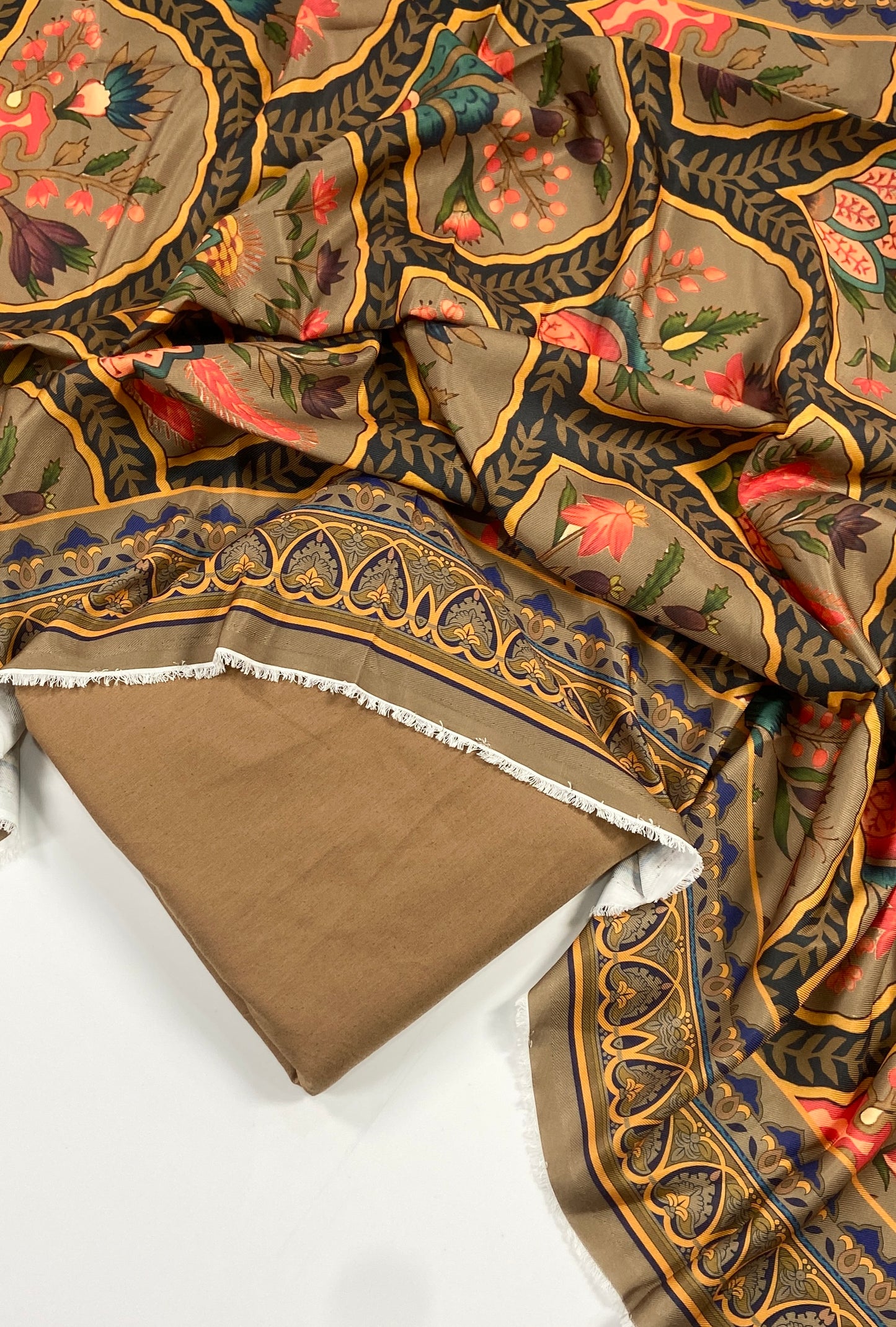 Maria B Karandi Dyed Matching Suit With Wool Shawl-3PC
