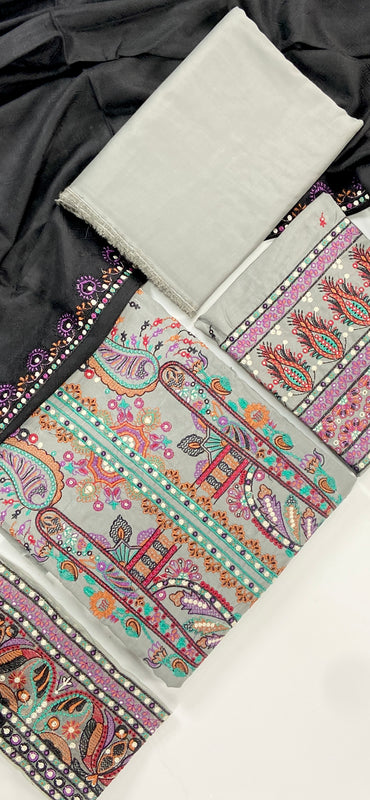 Jazmin Embroidered Linen 3PC