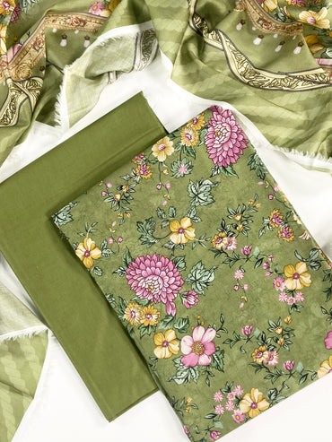 Mashaim Digital Printed Lawn 3PC