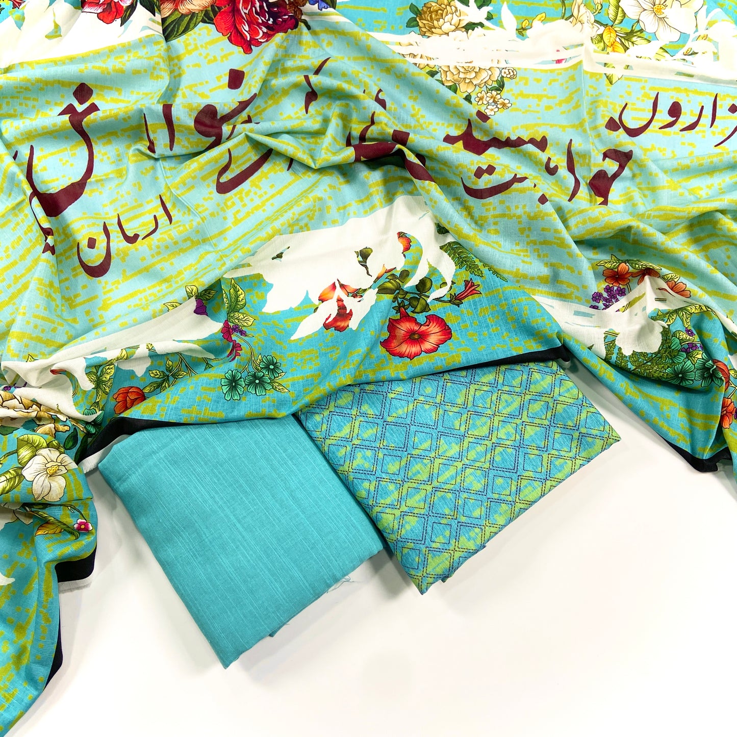 Popular Printed Khaddar 3PC