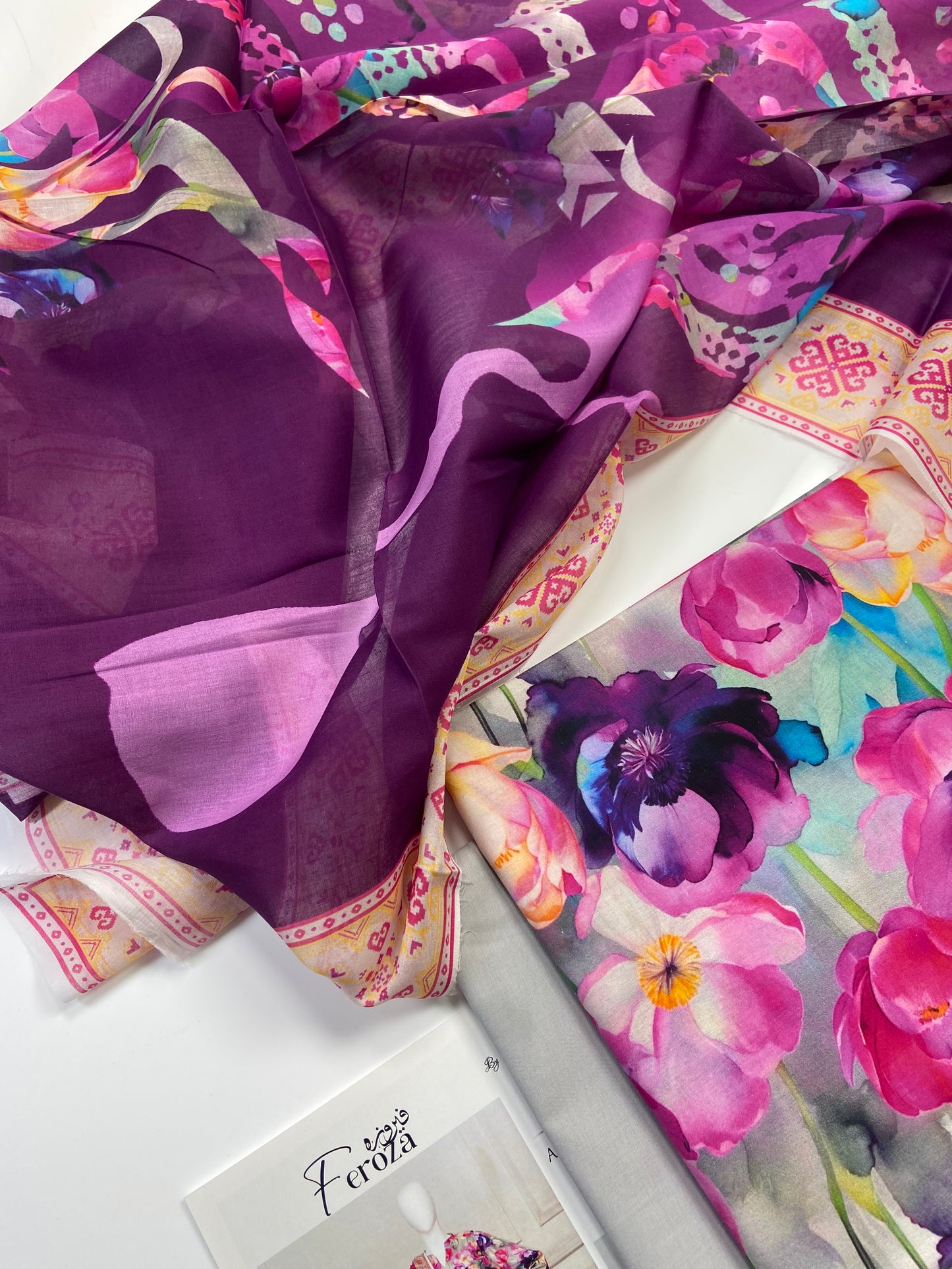 Feroza By Anaya Noor Printed Lawn 3-PC
