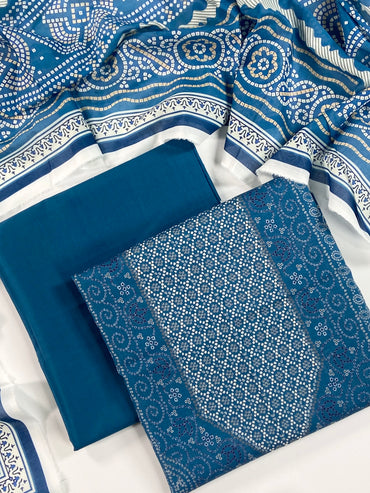 Mashaim Digital Printed Lawn 3PC