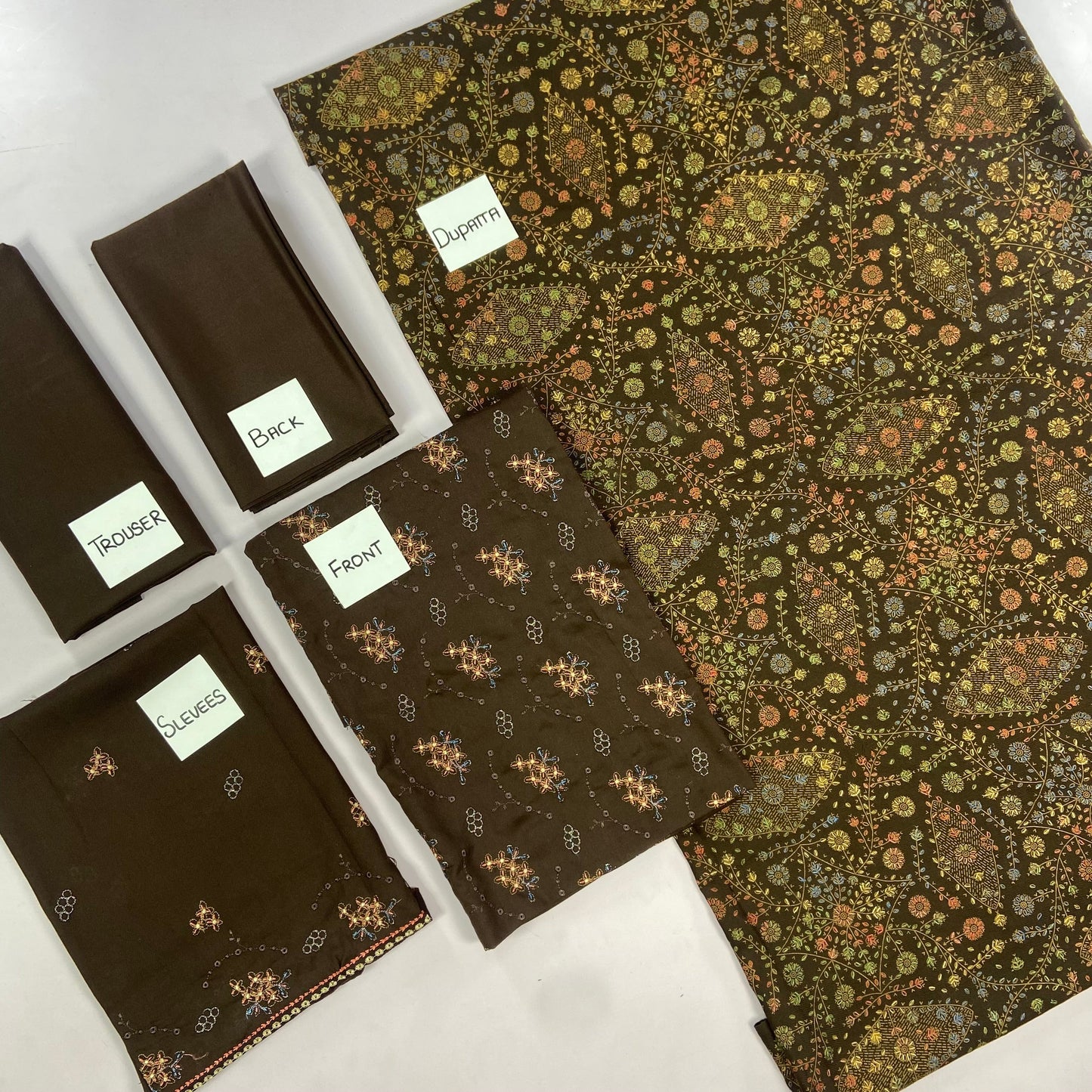 Sui Dhaga By Hajvery Embroidered Dhanak 3-PC