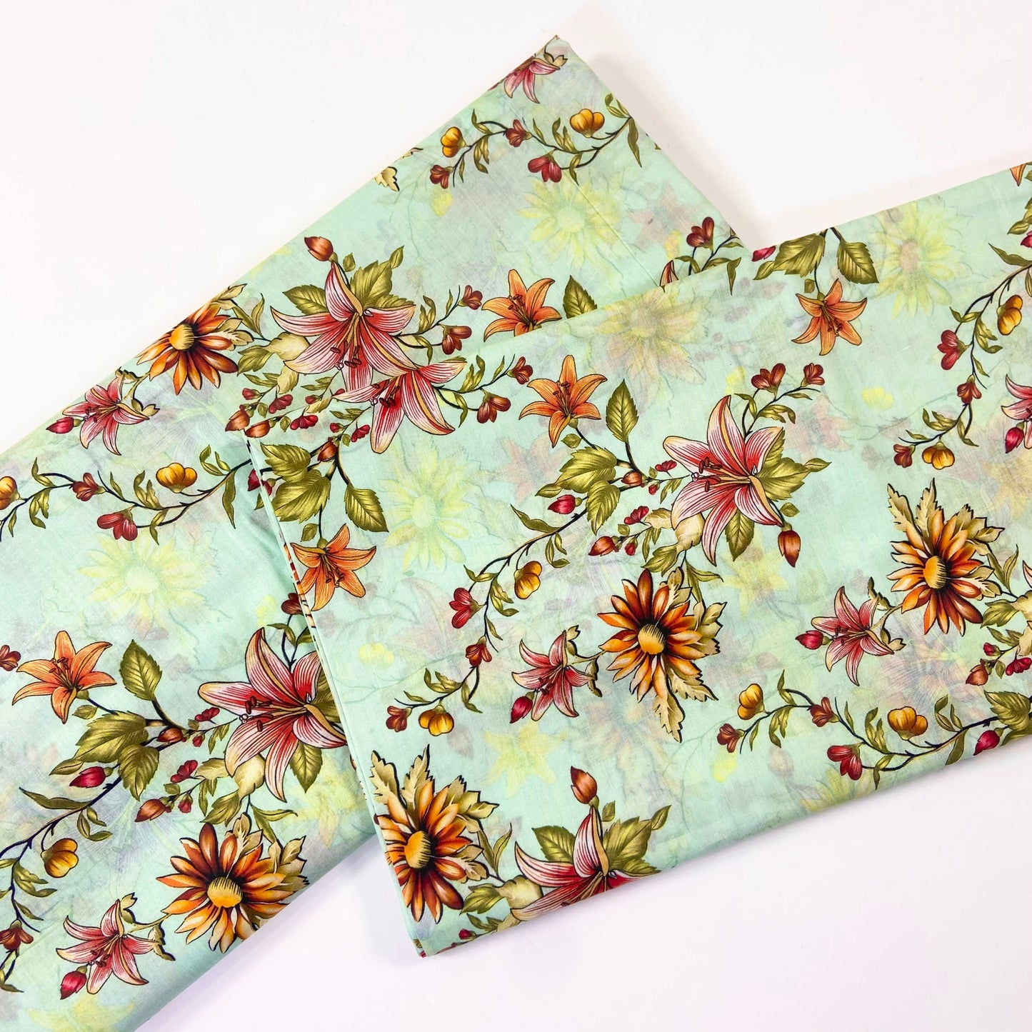 Bin Saeed Digital Printed Lawn 2-PC