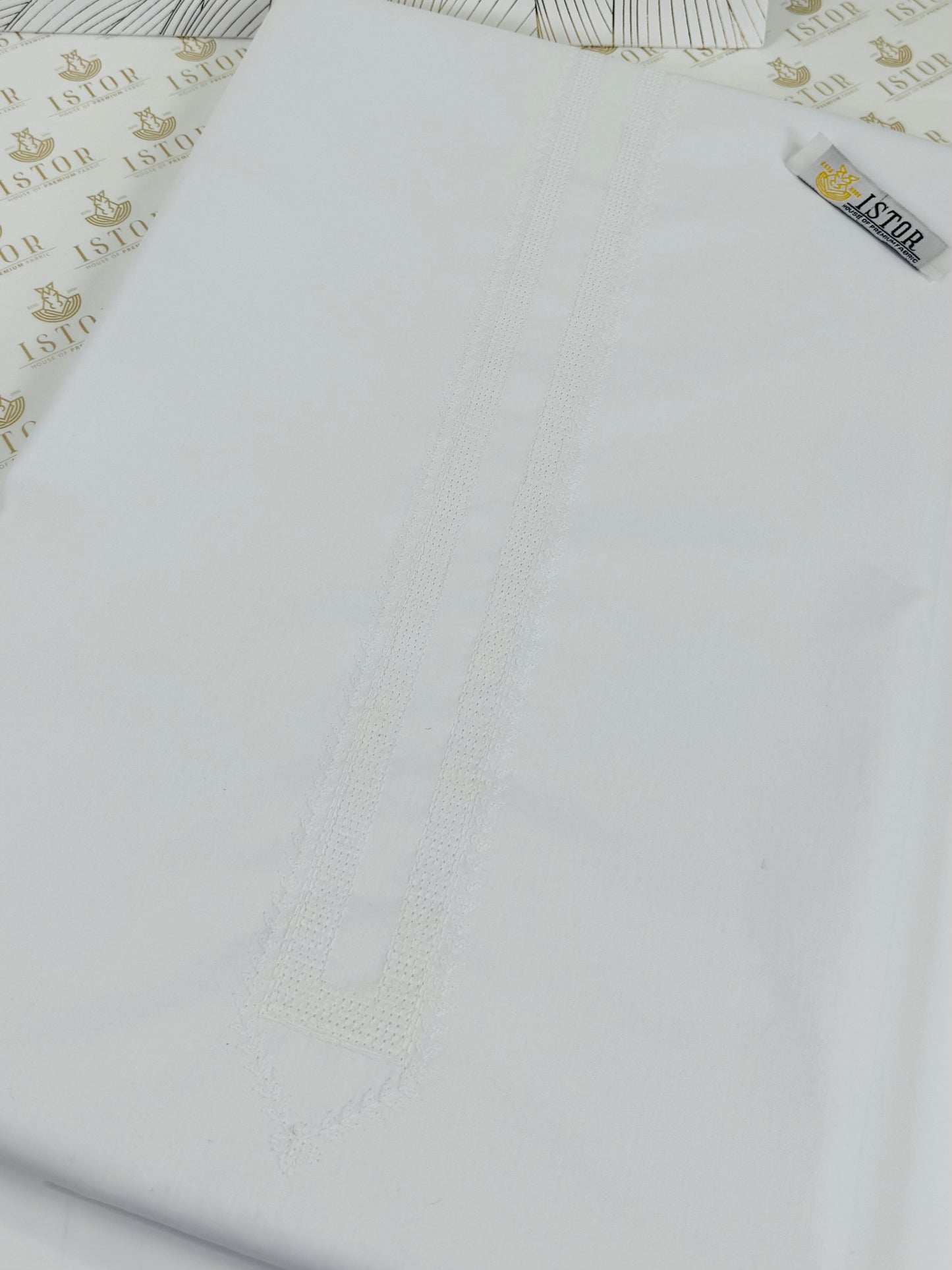Orion by Istor Cotton Emb Suit | Mens Wear