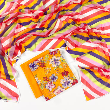 Fall By Alkaram Digital Printed Lawn 3PC