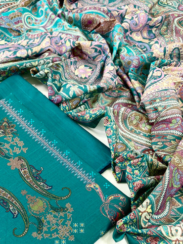 Mausummery Digital Printed Khaddar 3PC