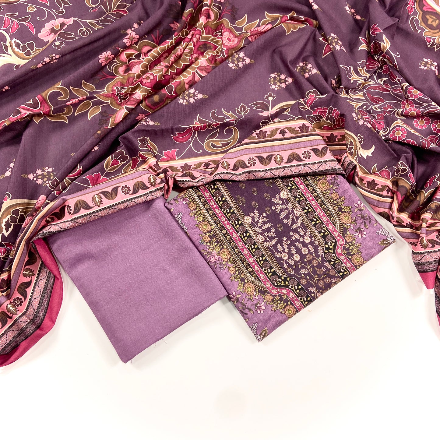 Asim Jofa Printed Khaddar-3PC