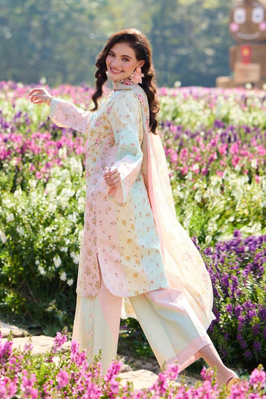 Farasha Digital Printed Lawn 3PC