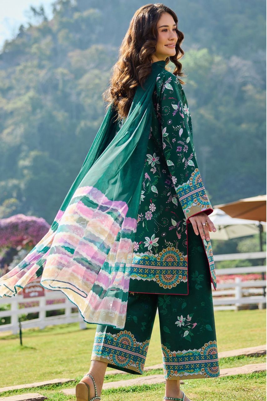 Farasha Digital Printed Lawn 3PC