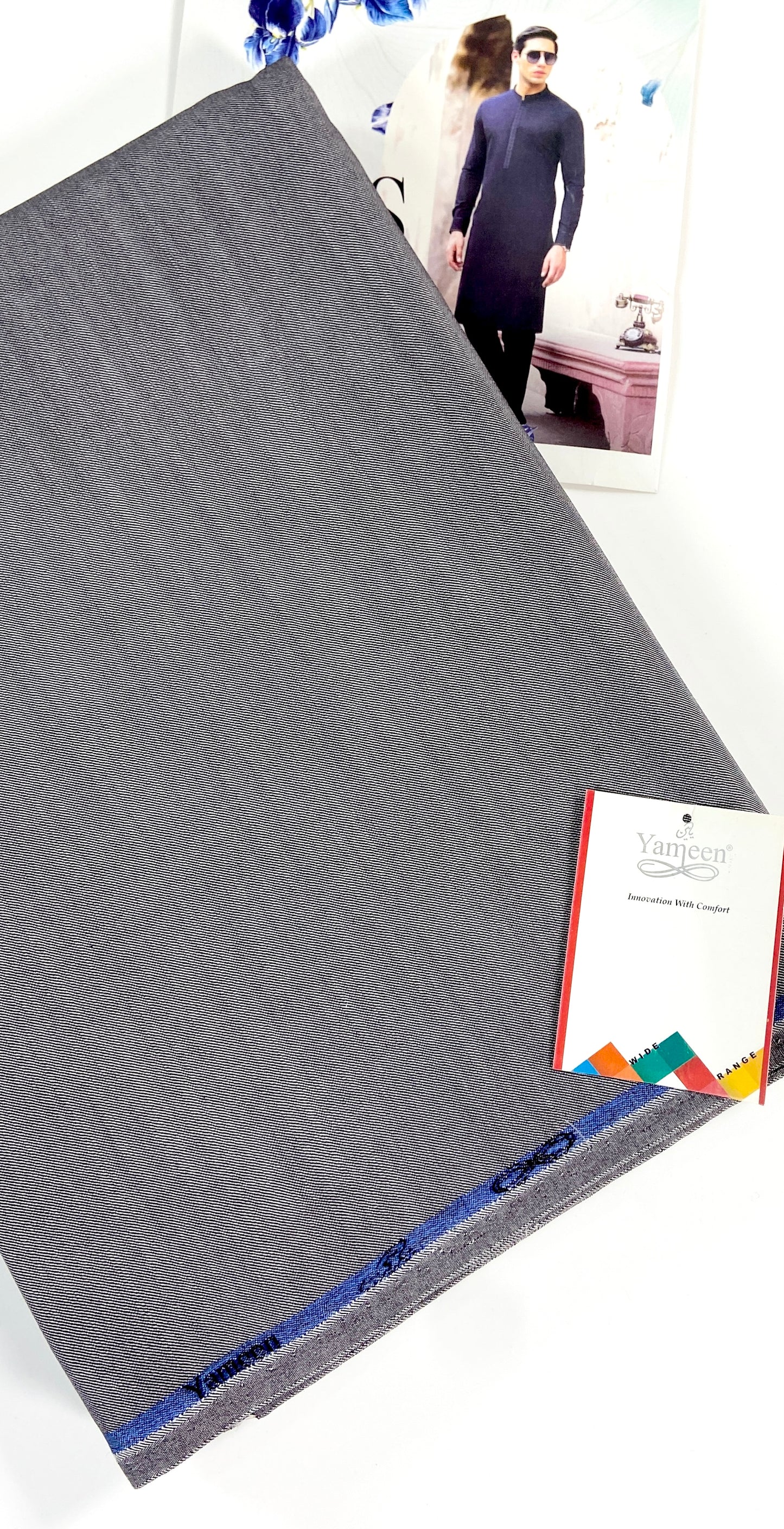 Impose by Yameen Men’s Winter Unstitched Suit – Premium Fabric