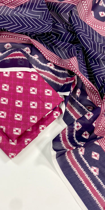 Bin Saeed Digital Printed Lawn 3PC