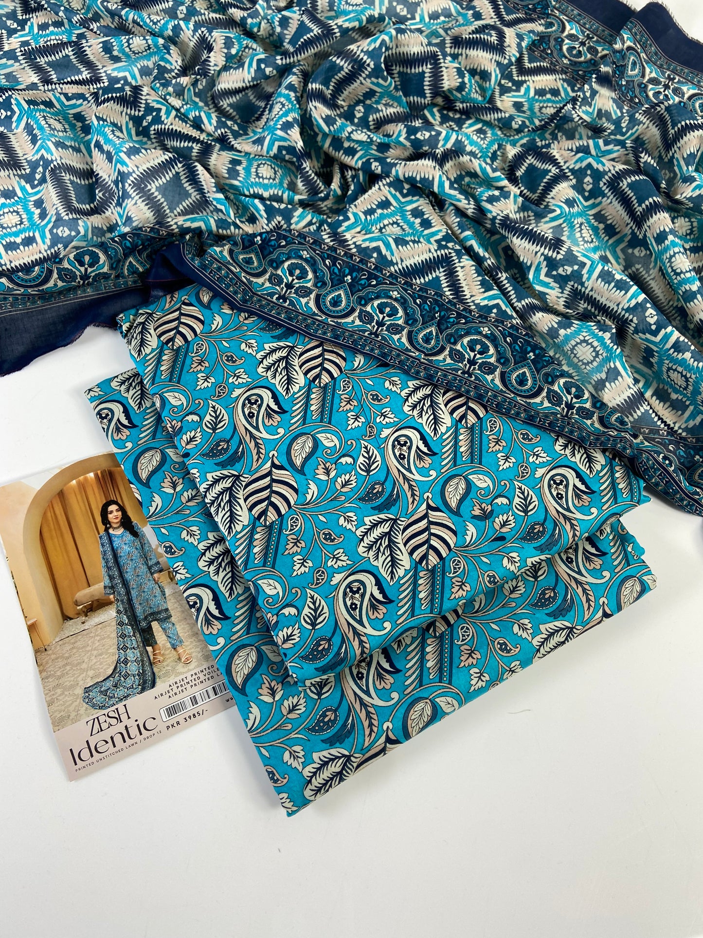 Zesh Printed lawn 3-PC