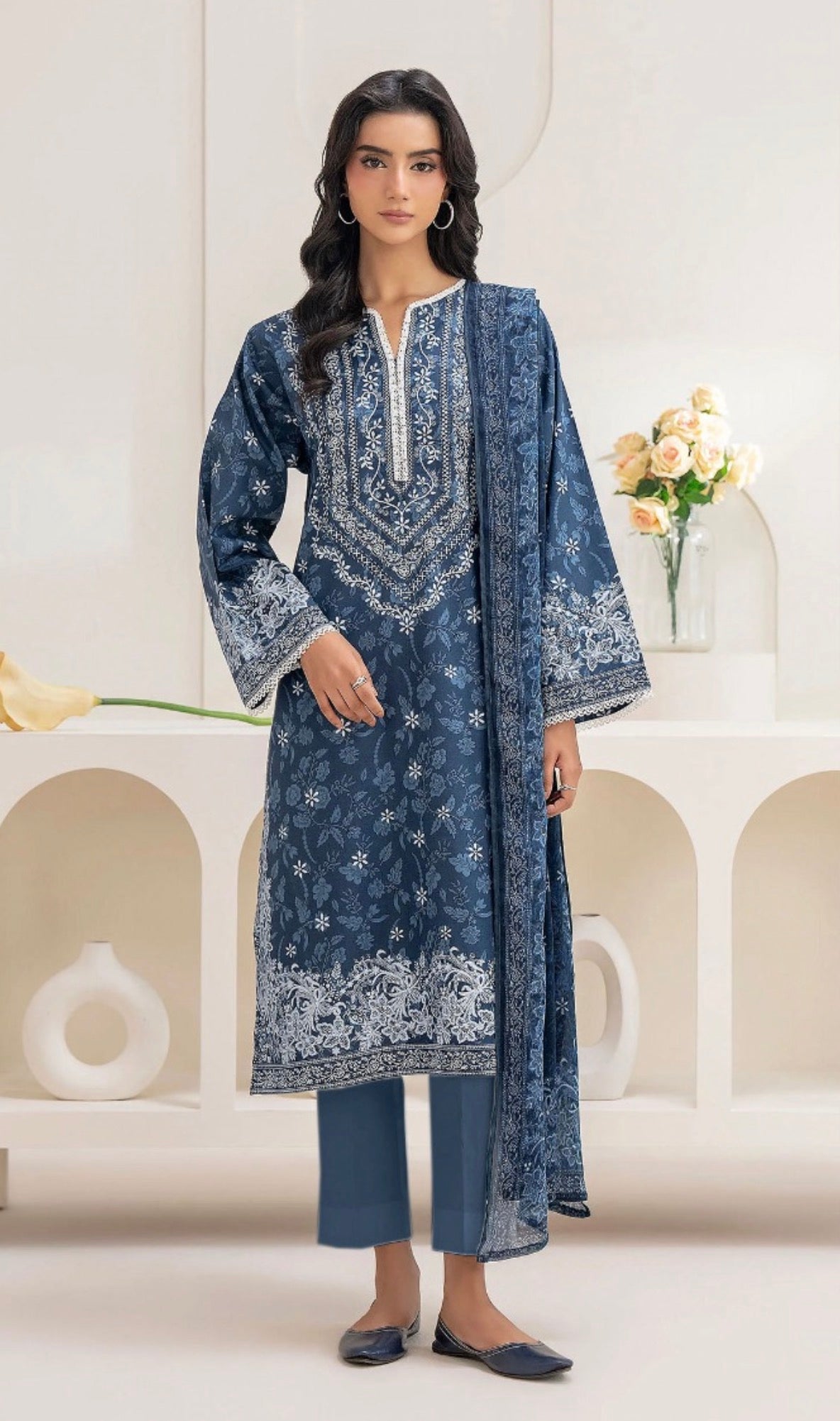 Sapphire Digital Printed Lawn 3PC