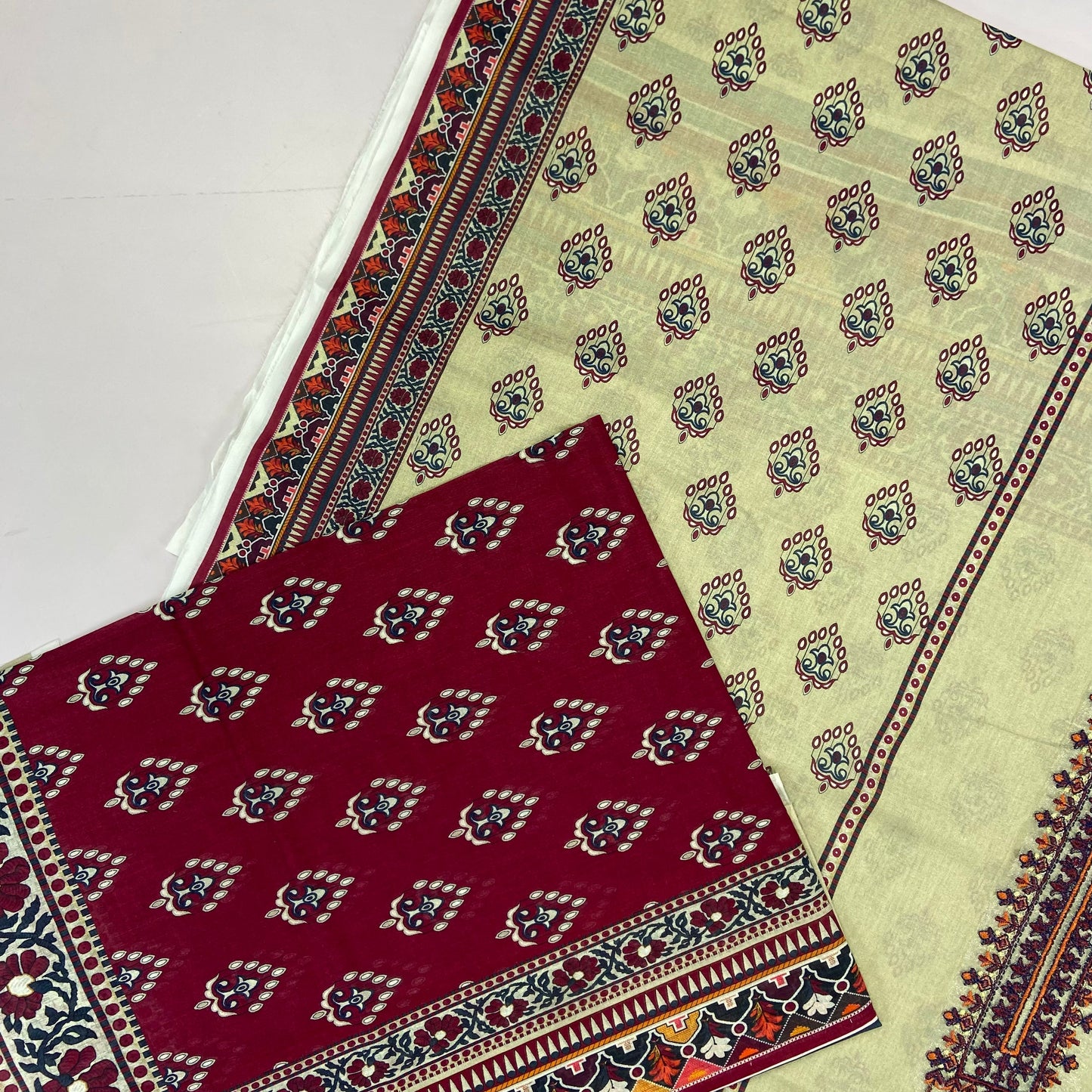 Gull-e-Noor By Anaya Noor Prints & Emb Patch Lawn 3-PC