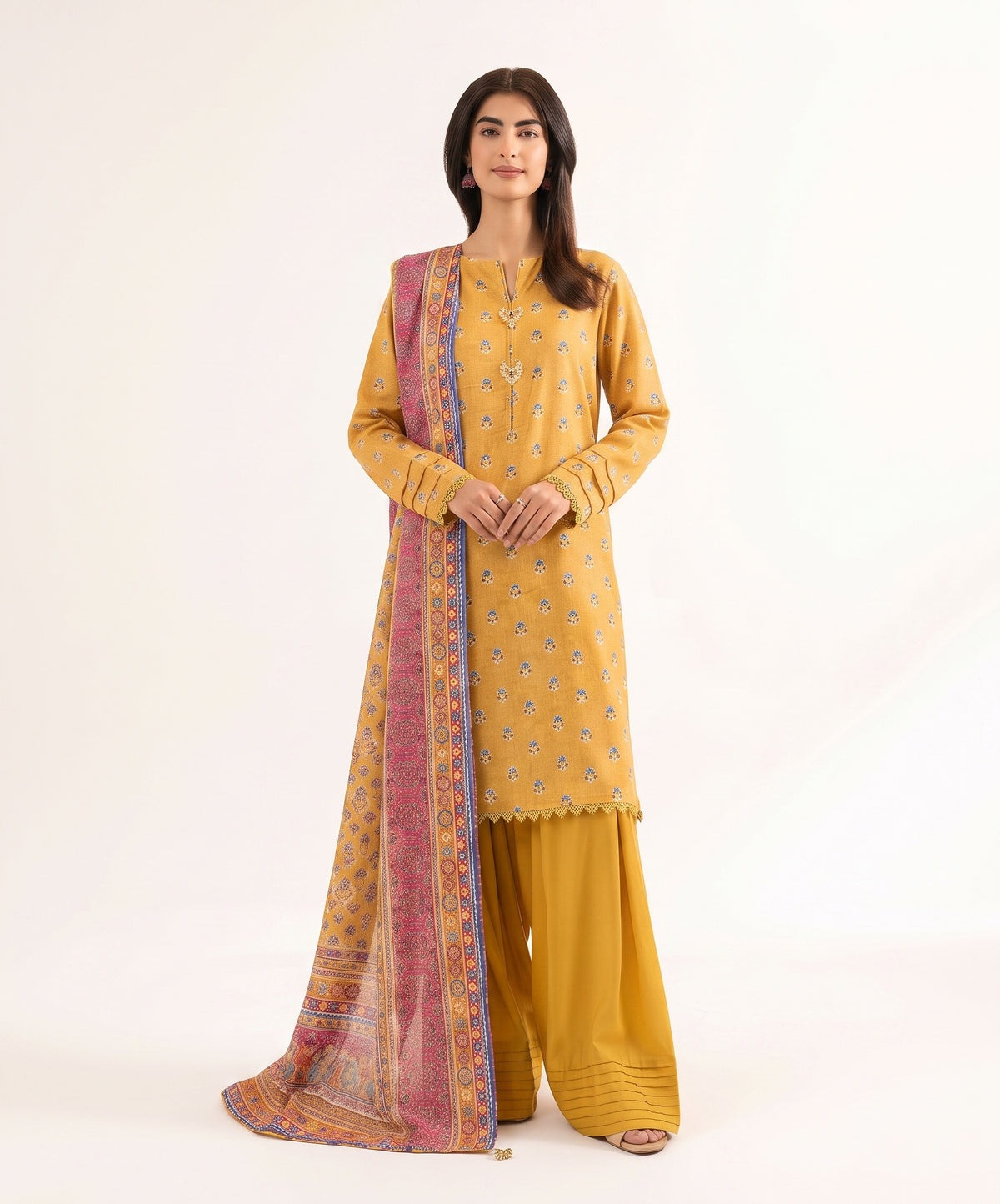 Nishat Digital Printed Linen 3PC