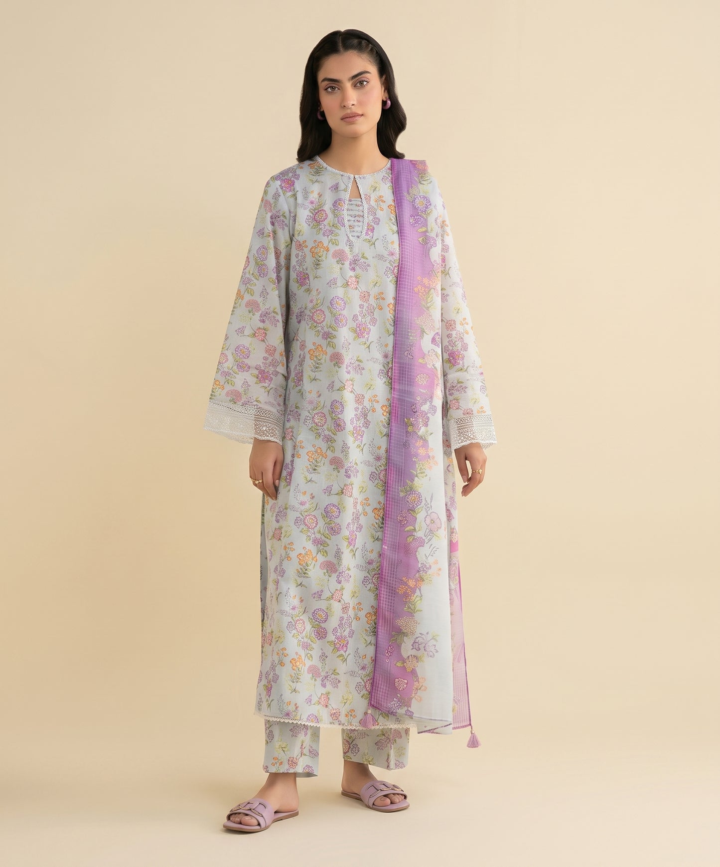 Kayseria Digital Printed Lawn 3PC