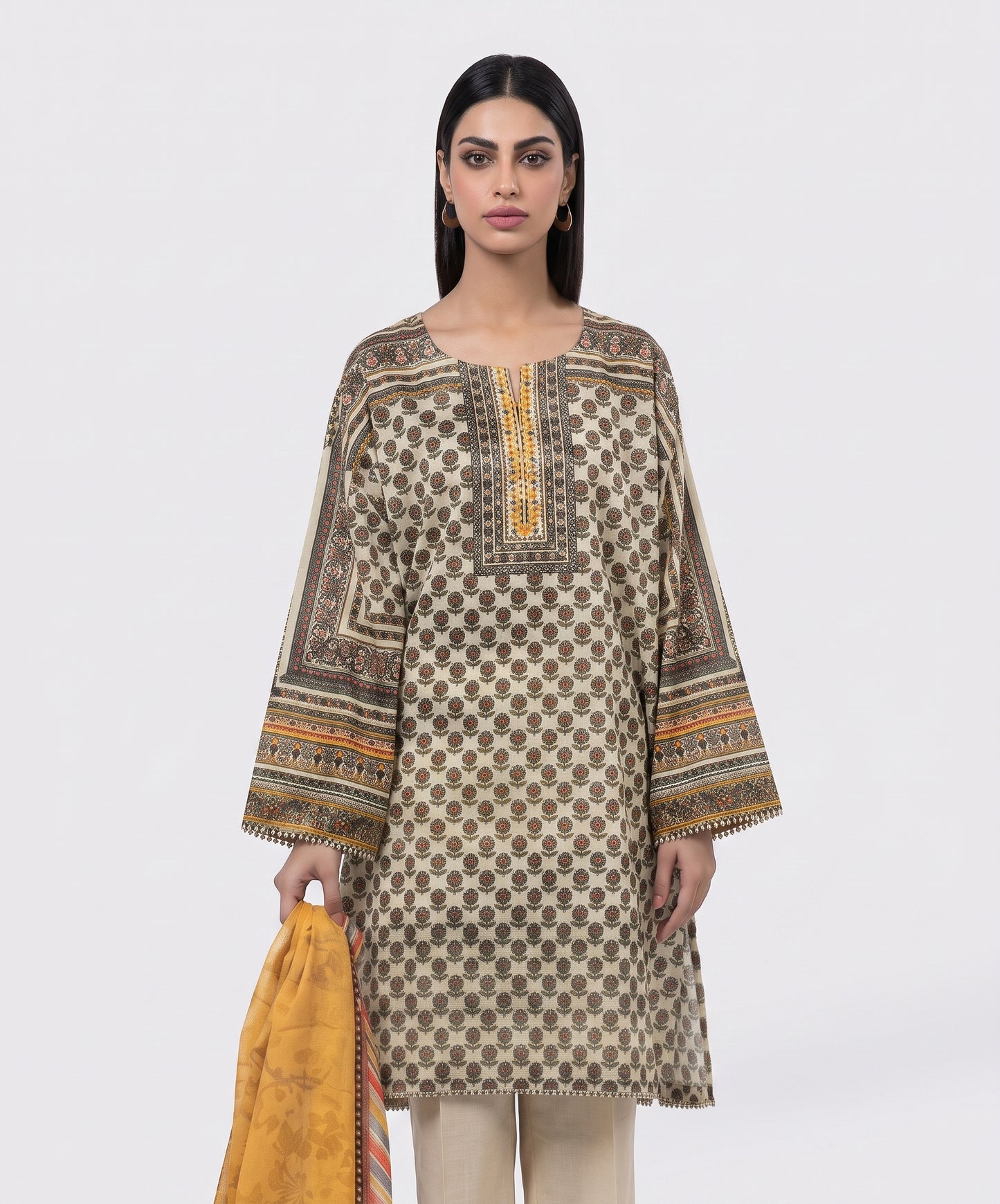 Khaadi Digital Printed Lawn 3PC
